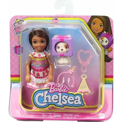 Barbie Chelsea v tortovom kostýme so psíkom