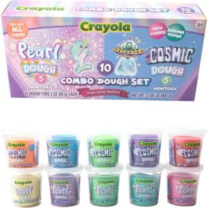 Crayola Творчески комплект Crayola - Моделин Pearl & Cosmic, 10 броя, 850 g (2981) - ozone