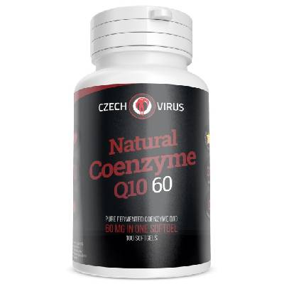 Czech Virus Natural Coenzyme Q10 100 kapsúl