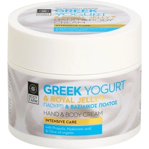 Bodyfarm Крем за ръце и тяло Greek Yogurt & Royal Jelly, 200 ml Лосион за тяло