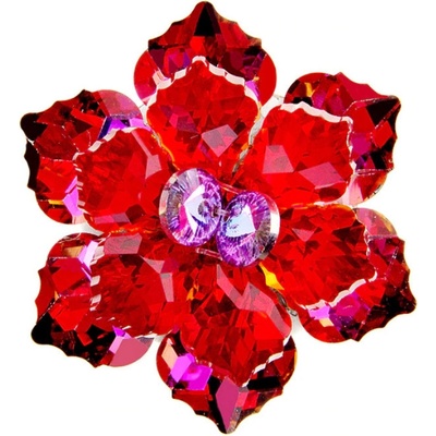 Amparo Miranda Brošňa Flower BM734 Red