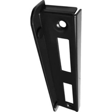 PSG 63.230.01.9005 - dorazová lišta pre bránu a vráta, pre profil 40 mm, lakovaná, čierna