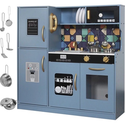 Derrson dřevěná kuchyňka XL Modern Blue