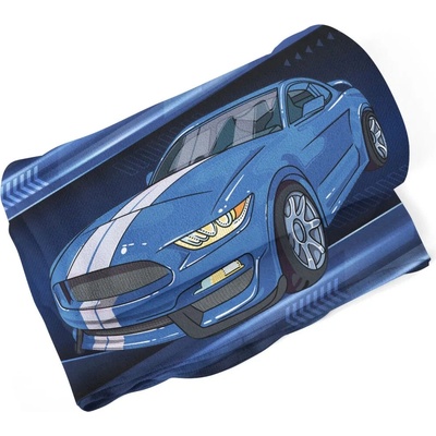Sablio Deka Mustang Modré pozadí s pruhy 150x120