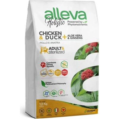 Alleva Holistic Sterilized Chicken Duck 1,5 kg