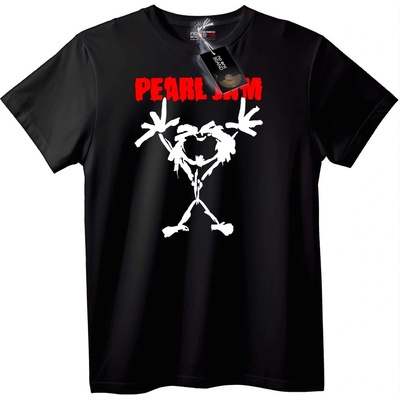 NOONEBRAND Тениска Лого на Pearl Jam - 4XL, Black