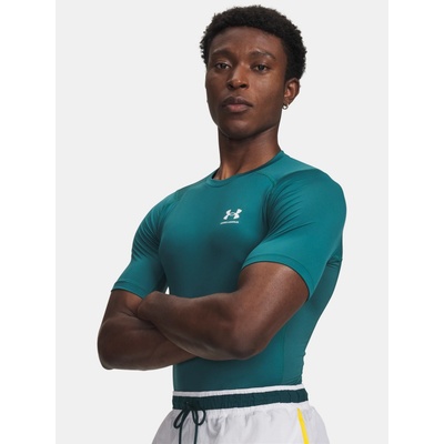 Under Armour pánské tričko UA HG Armour Comp SS zelená – Zboží Dáma