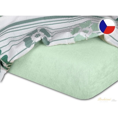 Dadka froté prostěradlo mentolové 90x200x25