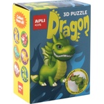 APLI 3D пъзел Apli Kids - Dragon, зелен дракон (19945) - ozone