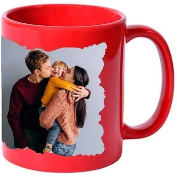 Image 1 of Червена чаша с Ваша снимка