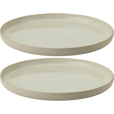 Stelton Jedálenský tanier EMMA 24 cm sivá farba kamenina 2 ks