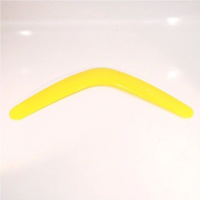Bumerang plastový žlutý