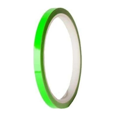Linka na ráfek PUIG 2568V fluorescentní zelená 7mm x 6m (bez aplikátoru)