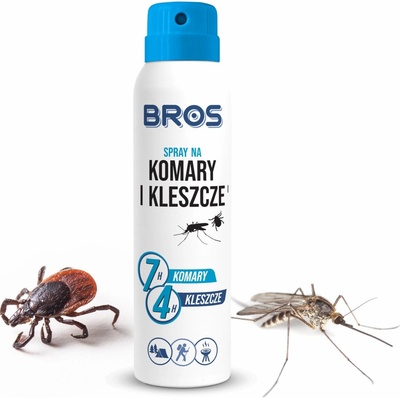 Bros spray proti komárom a kliešťom 90 ml