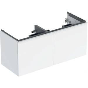 Geberit Acanto - Шкафче за умивалник, 118x54x48 см, 2 чекмеджета, лъскаво бяло 503.007. 01.1 (503.007.01.1)