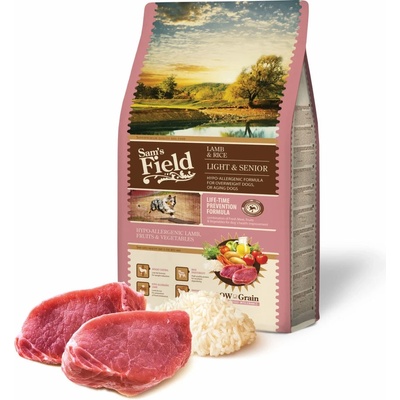 Sam's Field Low Grain Light & Senior Lamb & Rice 2,5 kg