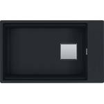 Franke Kubus 2 - Мивка Fragranite KNG 110-62, 76x46 cm, черен мат 125.0627. 321 (125.0627.321) Мивка за вграждане