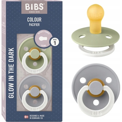 Bibs Colour kaučuk Sage Cloud Noční 2 ks – Zboží Mobilmania