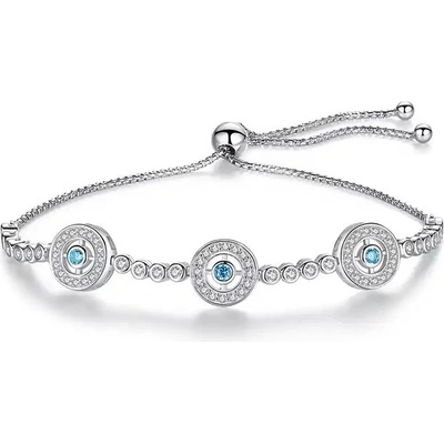 Majya Stříbrný nastavitelný náramek ANNIKA 10812