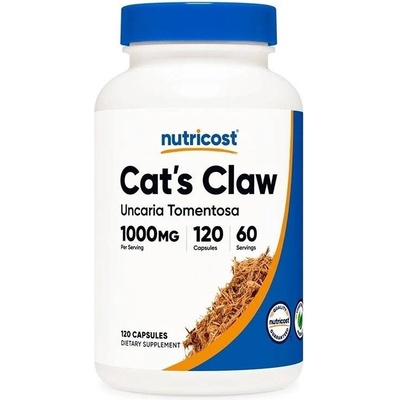 Nutricost Cat’s Claw, 1000 mg, 120 капсули, Nutricost (67064 (281101) NC)