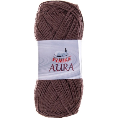 VLNIKA Priadza Aura 100 g – 907 hnedá