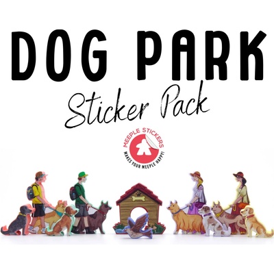Meeple Stickers samolepky pro psí park