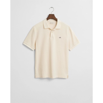 Gant Блуза с яка Gant Textured Polo Shirt - Cream