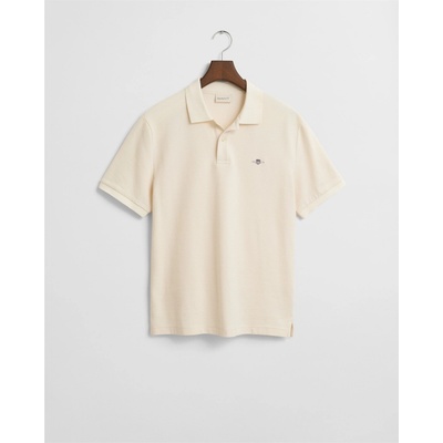 Gant Блуза с яка Gant Textured Polo Shirt - Cream