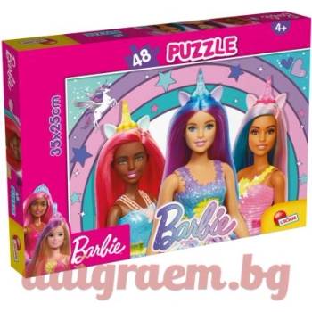 Lisciani Пъзел LISCIANI 99436 - 48 части - Барби, Barbie (LI99436)