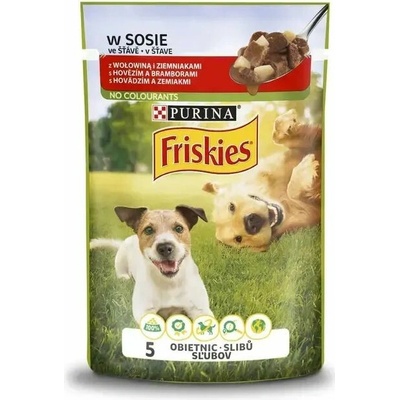 Friskies Adult hovězí ve šťávě 85 g