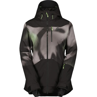 Scott Дамско ски яке Scott Women's Ultimate Dryo Ripstop Jacket Ski jacket - Evening Greyprint / Black (104-6266-0314)