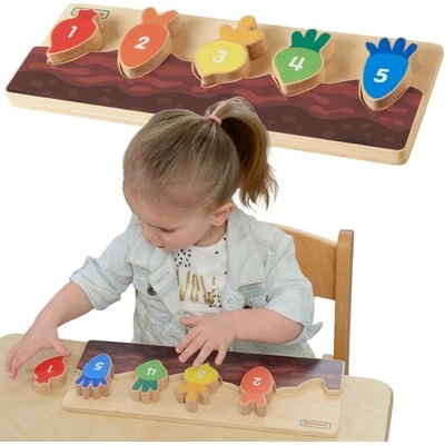 MASTERKIDZ Vzdělávací Záhon Čísla Barvy a Zelenina