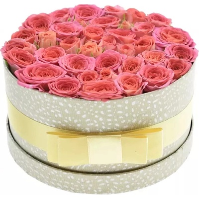Krabička růží CHIMO šampaň 18x8cm