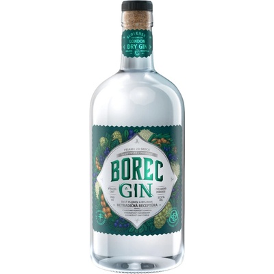 Borec London Dry Gin 37,5% 0,7 l (čistá fľaša)