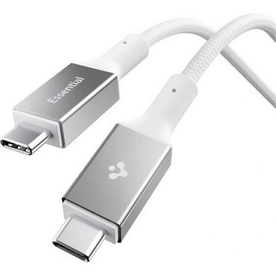 Spigen ESSENTIAL EB10015CC кабел за данни Type-C - Type-C, 150cm, БЯЛ ACA10420 (ACA10420)