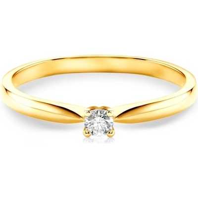 Savicki zásnubní prsten žluté zlato diamant SAV0238D4 Z