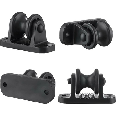VNT electronics s.r.o. Rohový otočný izolátor s rolnou pro lana do 8 mm, na vruty - 4 ks