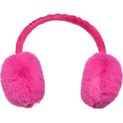Goldbergh Fluffy Earwarmers Faux Fur Pink