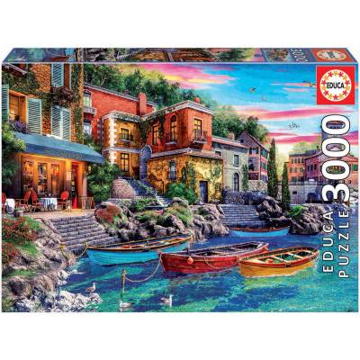 Educa Пъзел Educa от 3000 части - Залез в Комо (EDU19052)