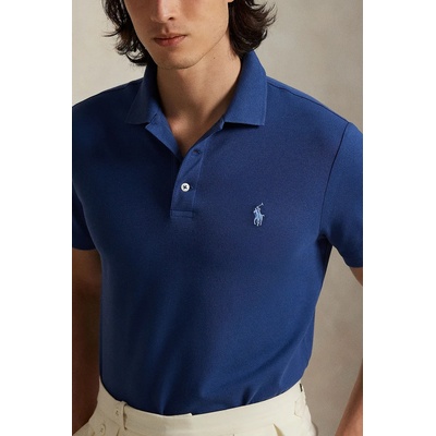 Ralph Lauren тениска с яка мъжка от памук с еластан (710941439)