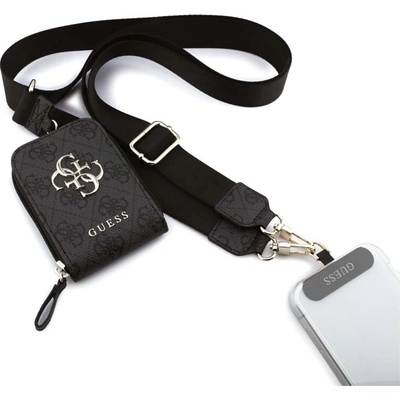 Guess Crossbody Popruh PU 4G Metal Logo + Peněženka Black – Hledejceny.cz