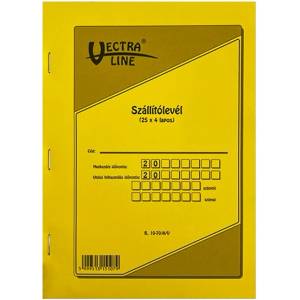 VECTRALINE Формуляр на товарителница VECTRALINE A/5, състоящ се от 25x4 листа B10-70/A/V (B10-70/A/V)