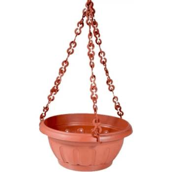 Image 1 of Висяща саксия икебана ф25 см. керамика със синджир