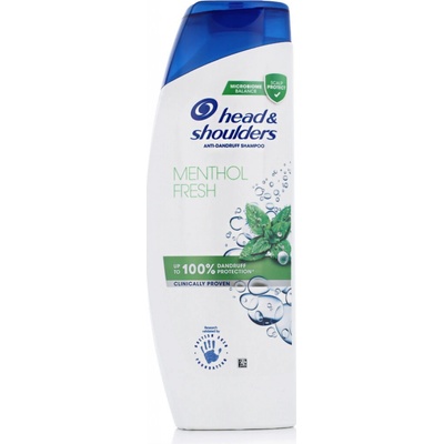 Head & Shoulders Mentol Fresh šampón proti lupinám 400 ml