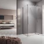 Radaway Правоъгълна душ кабина с плъзгаща врата Radaway Furo KDJ 110x100, профил гланциран хром, дясно (10104572-01-01R+10110530-01-01+10113100-01-01)