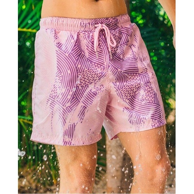 Sea'sons plavky Liquid Lines Purple/Pink
