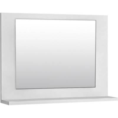 TopMebel Меламинов банен огледало Devlin в бял цвят 60x10x45см