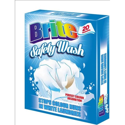 Brite цветоулавящи кърпи за бяло пране, 20бр