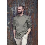Karlowsky Дънкова готварска куртка от Karlowsky Fashion във винтидж зелен цвят подходяща за жени и мъже във vvmstore. com (JM24-103)