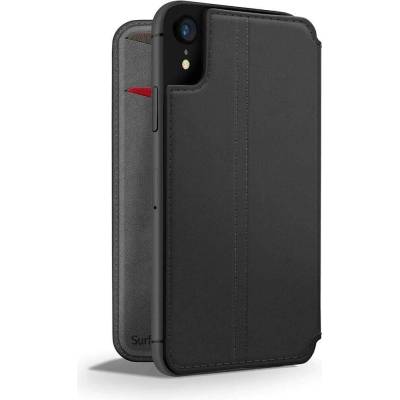 Twelve South SurfacePad - луксозен кожен калъф тип портфейл за iPhone XR (черен)